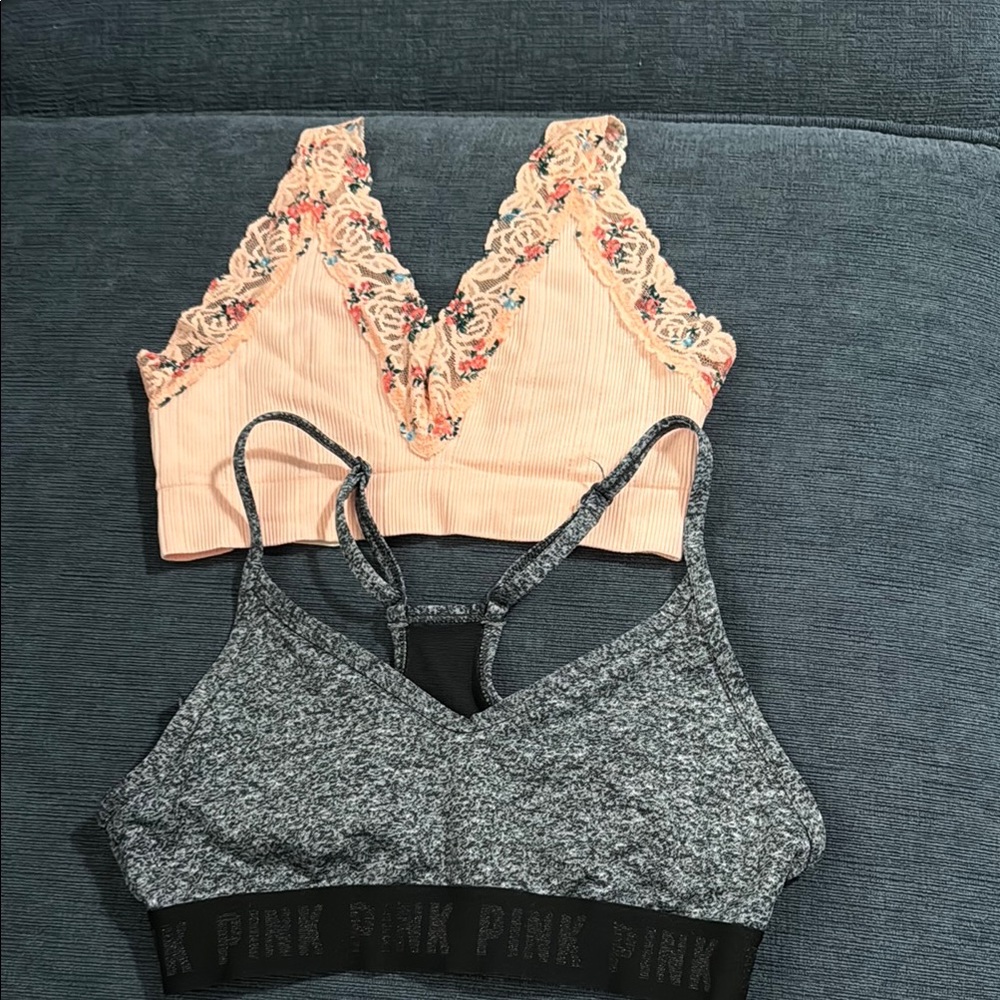 Set of 2 PINK by Victoria's Secret and 1 white Gilly Hicks halter Size XS - Picture 4 of 6